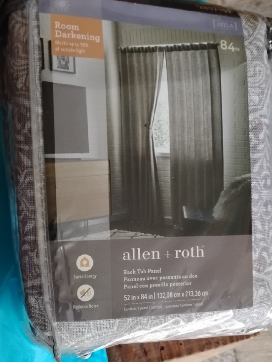 lowes hardware Other - Room Darkening Back Tab Curtain Panel - Taupe